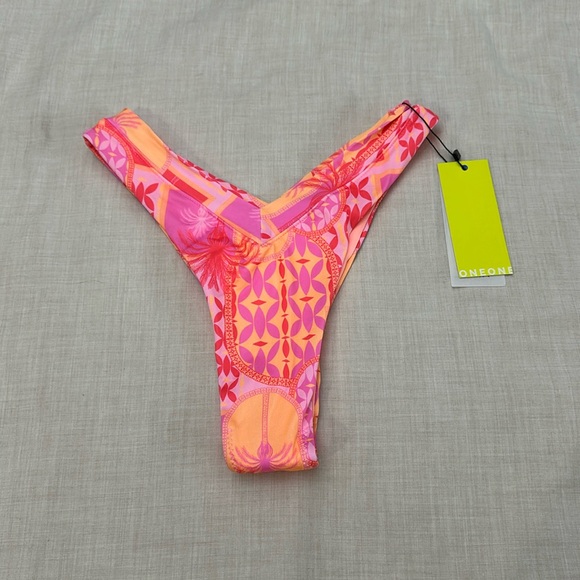 Colorful Women’s Bikini Bottom One One Swim - Picture 3 of 4
